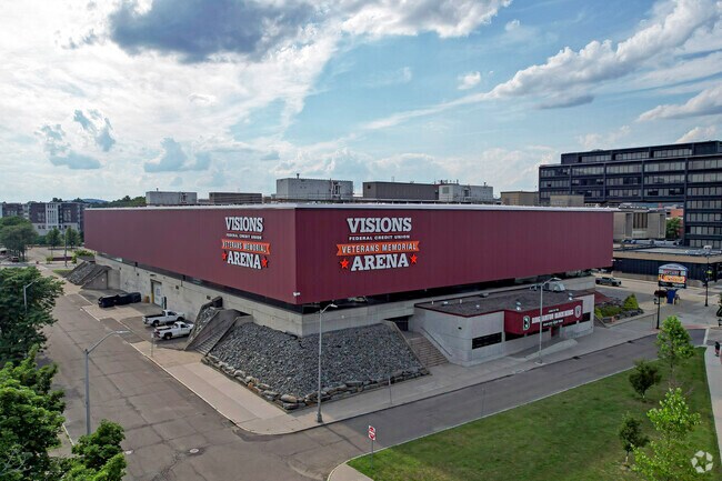 Visions Veterans Memorial Arena holds events and concerts in the Southside East community.