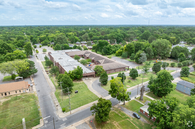 There is plenty of green space at A. B. Hill Elementary in Memphis.