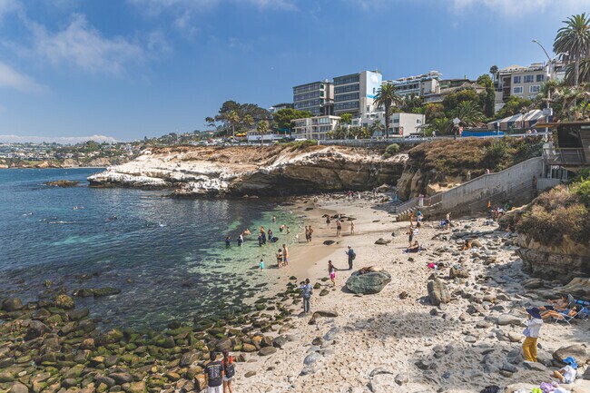 Ellen Browning Scripps, featuring La Jolla Cove, is an iconic landmark in San Diego.