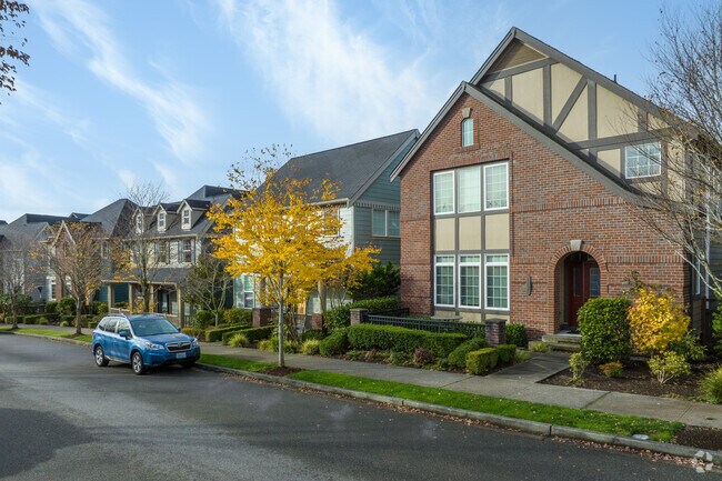 Residential streets in West Highlands are packed with a wide variety of architectural styles.