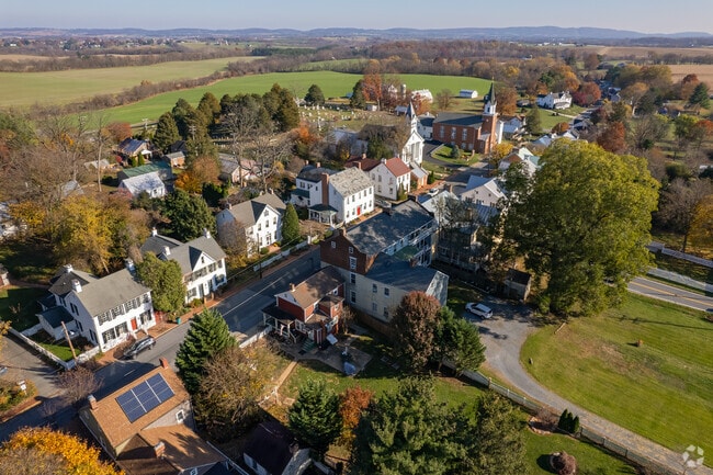 The historic town area of Burkittsville, Maryland.