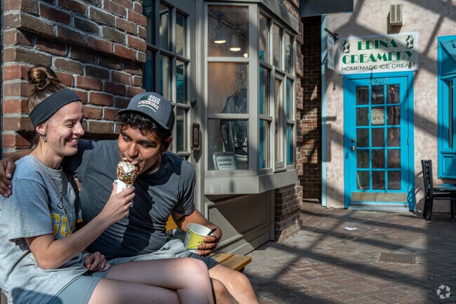 Share some ice cream near Todd Park at the Edina Creamery.
