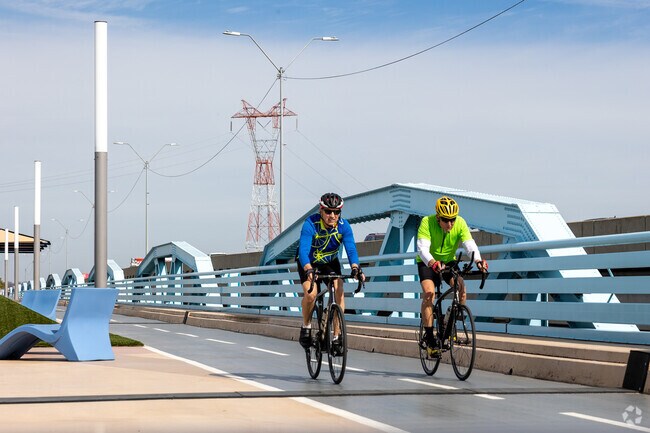 Harmony Bridge in Bixby runs alongside route 64 through Bentley Park.