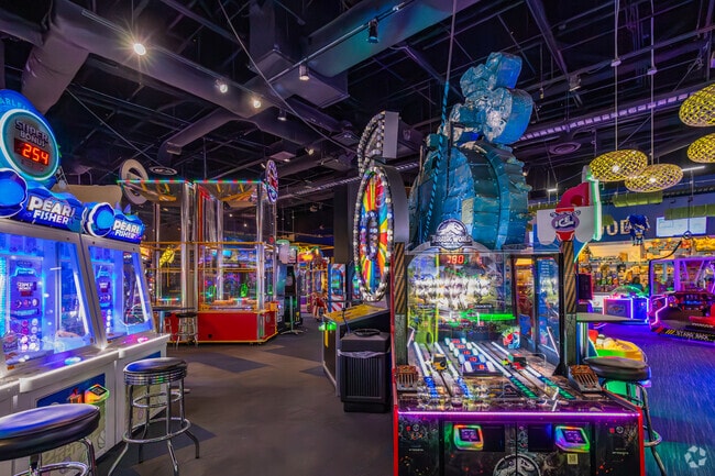 Spend a fun weekend night at the game room in Sawgrass Mill Mall.