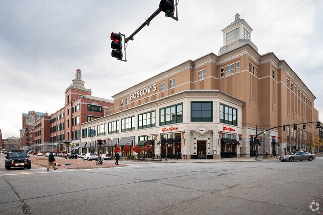 A busy day at Providence Place Mall, a retail hub in downtown Providence.