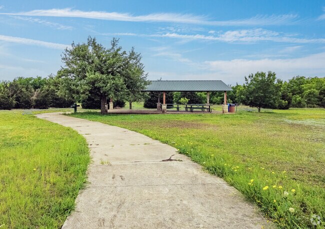 Harris Branch Neighborhood Park also has a picnic pavilion and grills for cookouts.