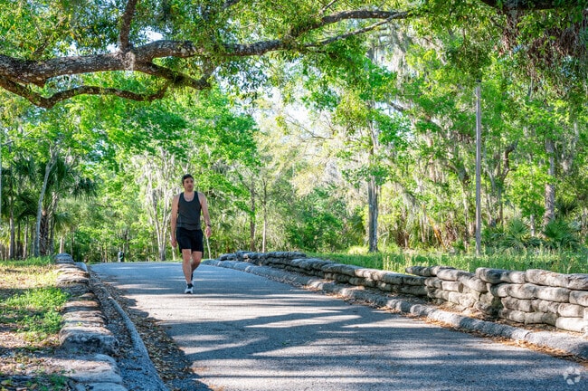 Fish Hawk residents unwind on trails at Alderman's Ford Conservation Park.