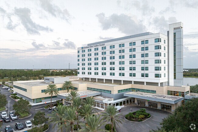 Cleveland Clinic Tradition Hospital is a key healthcare provider less than 10 miles from River Park.