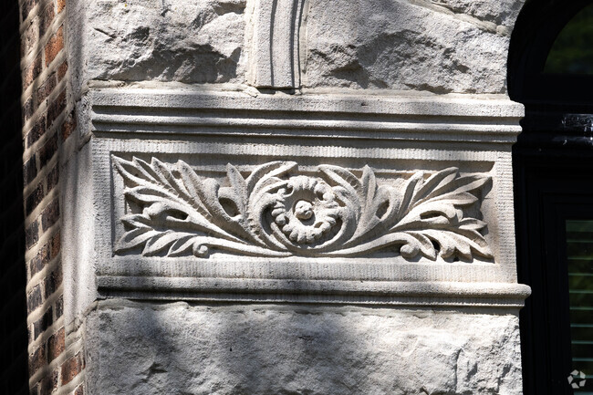 The Gap homes have many intricate architectural details.