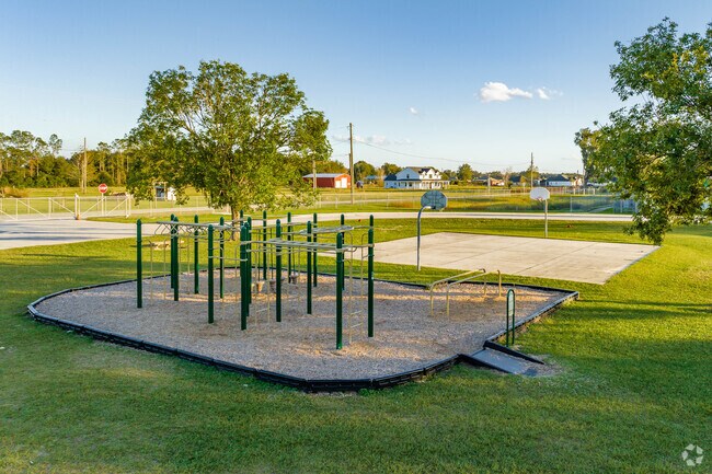 Kids enjoy playing on the play area at  San Antonio Elementary .