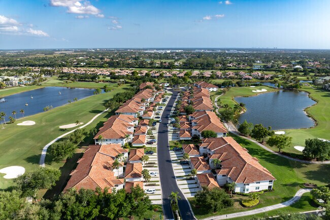 Red tile roofs are popular in the Legends neighborhood.
