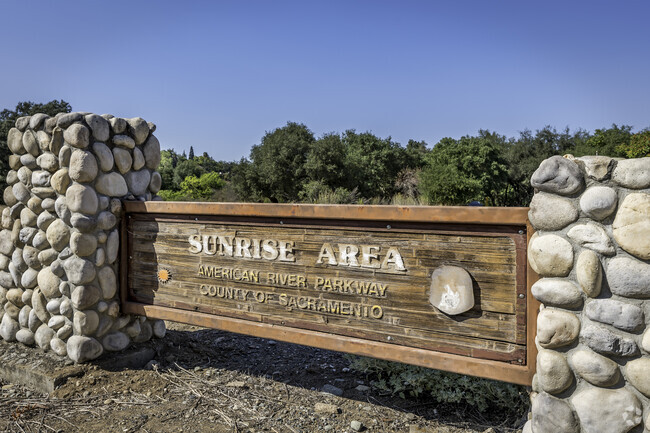 The Sunrise Area Parkway has access to the American River in Sun River.