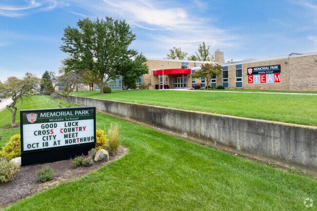 Memorial Park Middle School welcomes students from Greater McMillen Park.