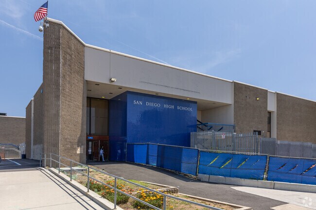 San Diego High School remains under renovation but still serves greater San Diego.