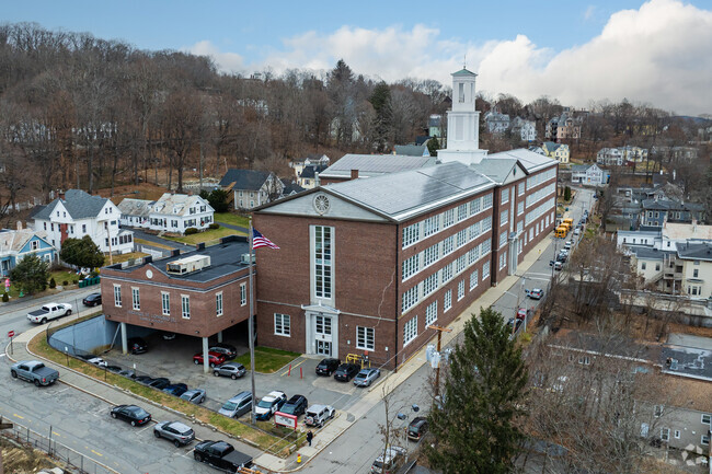 Longsjo Jr. Middle School was established at the site of the previous Fitchburg High School.