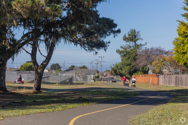 Bike trails throughout Fort Bragg make commuting by bicycle easy and enjoyable.
