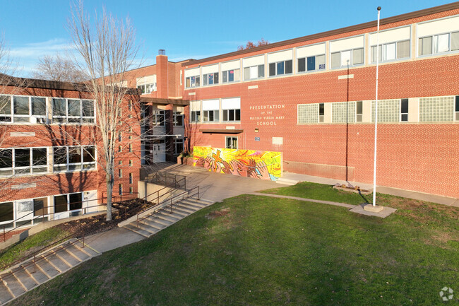 Presentation of Mary School accepts students that are in grades Pre-K-8th grade.