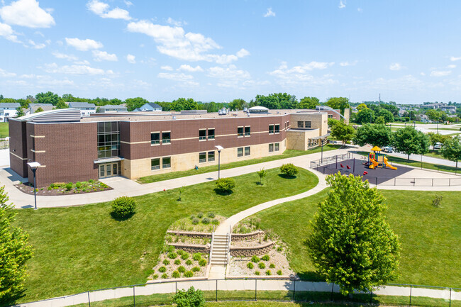Walnut Hills Elementary School has lots of green space for all kinds of activities.