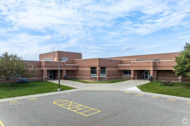 Emily Dickinson School enrolls over 500 students.