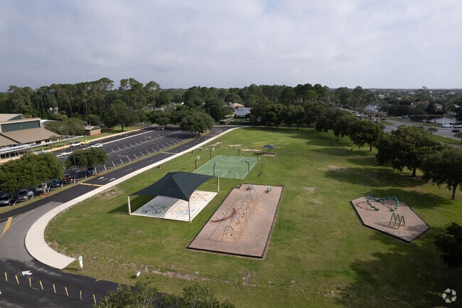 The athletic fields of the Ponte Vedra Palm Valley- Rawlings Elementary School.