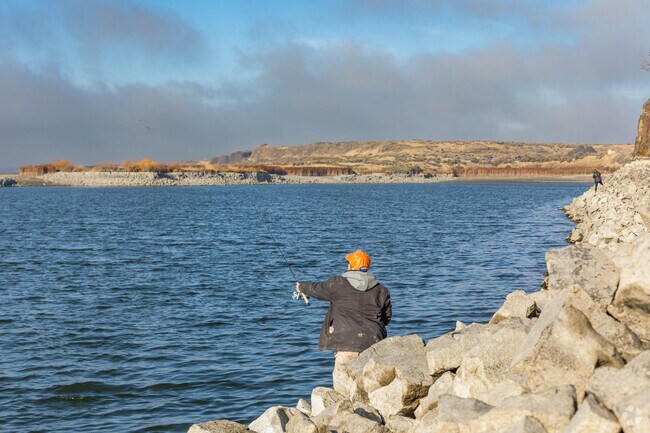 Scooteney Park Recreation Area offers fishing and boating near Connell.