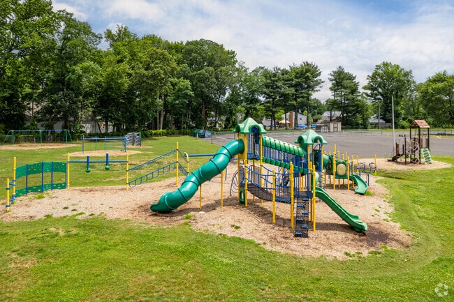Fun playground at Countryside Elementary School in Mount Laurel Township, New Jersey.