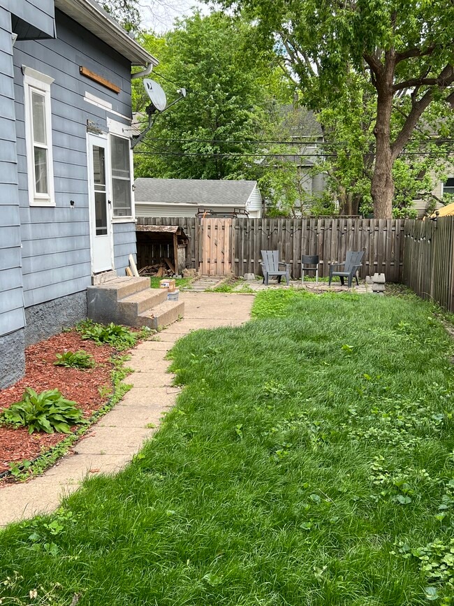 Spacious fenced in yard
