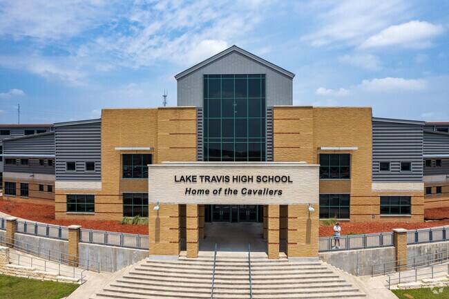Lake Travis High School serves students from 9th grade through 12th in Bee Cave, TX.