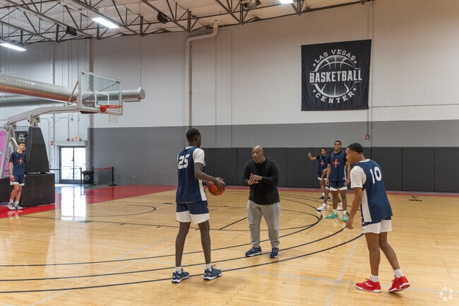 Residents of North Cheyenne can practice basketball at The Las Vegas Basketball Center nearby.