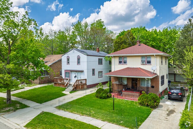 Larger foursquare and colonial homes in King Avenue Plus are popular choices for families.