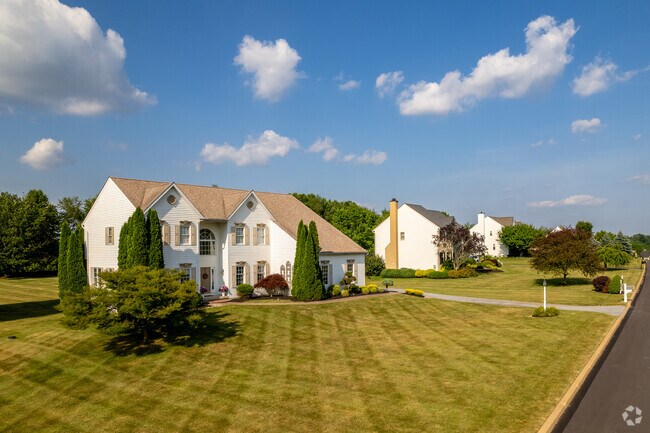 Homeowners in Upper Uwchlan take pride in their homes with manicured landscaping.