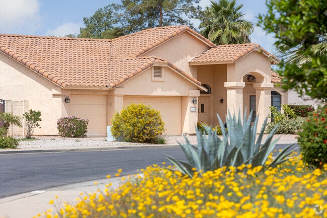 Springtime brings many pops of color to North Center.