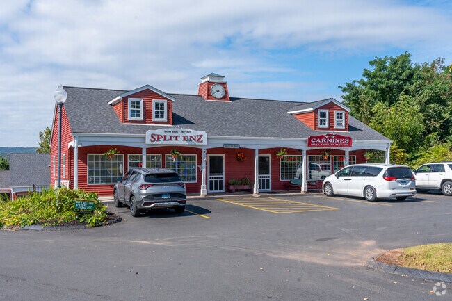 The town of Durham offers a sense of community through local shops and restaurants.