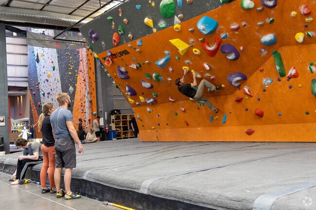 From beginners to experts, Stone Age Climbing Gym in Quigley Park has something for everyone.