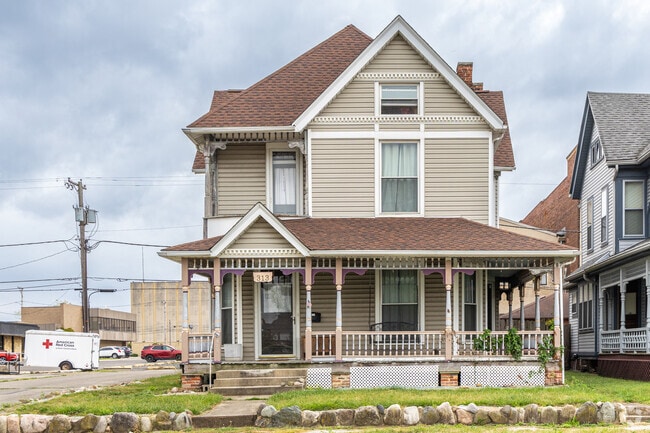 A historic single-family home located in the Downtown Muncie neighborhood.