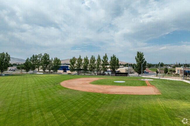 A full size baseball field is provided to students attending Enterprise High School.