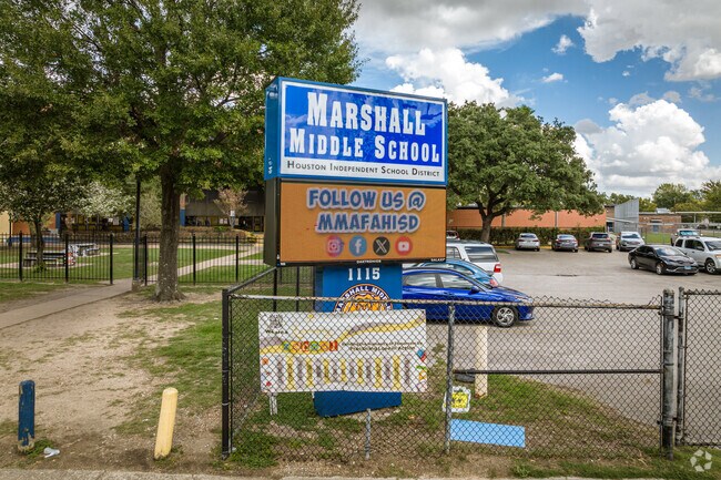 Marshall Middle School in Houston fosters a supportive environment for its students.