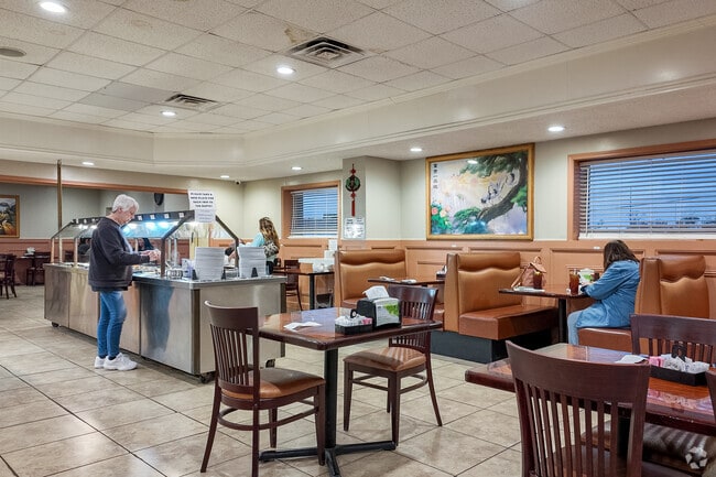 Happy Garden Restaurant in Larose  has a large buffet with many different options.