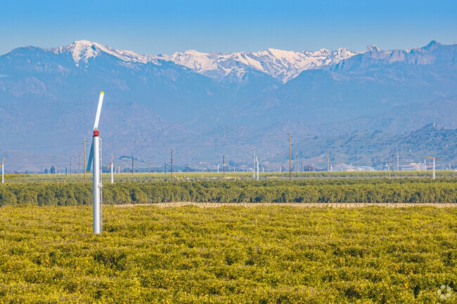 The beautiful Sierra Nevada Mountains overlook Exeter and the San Joaquin Valley.