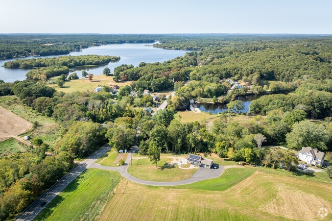 Breathe in the beauty of Griswold, CT from this stunning aerial vantage point.