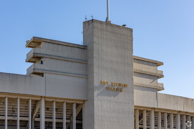 Roy Stewart Stadium was opened in 1973.
