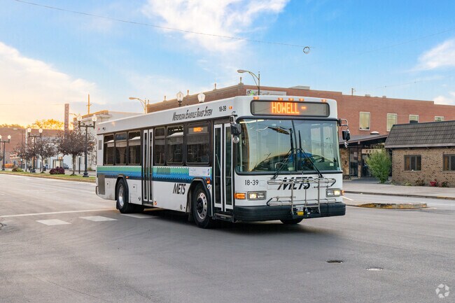 Take the METS bus from Lamasco to downtown Evansville and beyond.