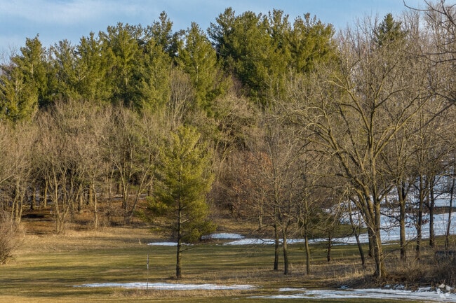 Elver Park's disc golf course winds into the hills of West Madison.