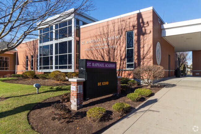 A closer look at the Athletic and Wellness Center at Saint Raphael Academy in Quality Hills.