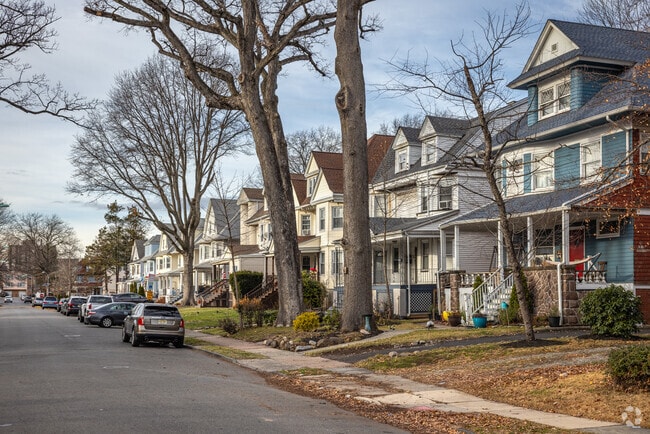 Closely packed, tree-lined blocks make up much of East Orange's beautiful residential areas.