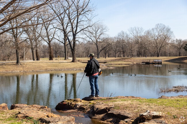 Sapulpa residents can fish the pond at Kelly Lane Park or head out to Lake Sahoma.