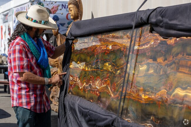 Rare, hand-crafted pieces of art are for sale yearly at the Tucson Gem and Mineral Show near Western Hills.