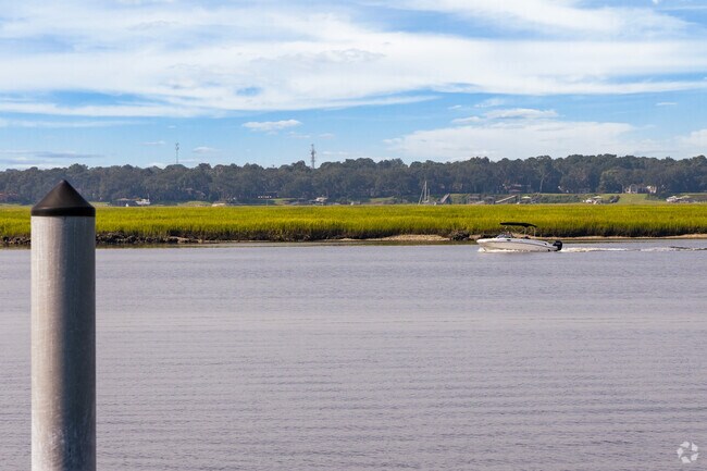Many residents in Seabrook own boats to enjoy the scenic rivers bordering the neighborhood.
