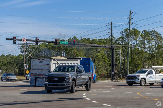 Use County Road 210 to get around to the shops and restaurants of Cimarróne.