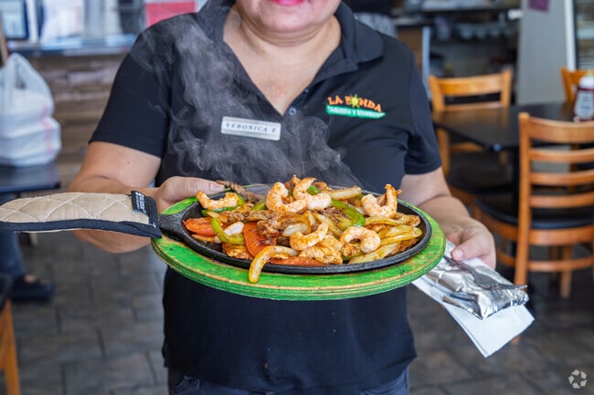 Stop by La Fonda Taqueria Y Mariscos in East Niles for delicious fajitas.